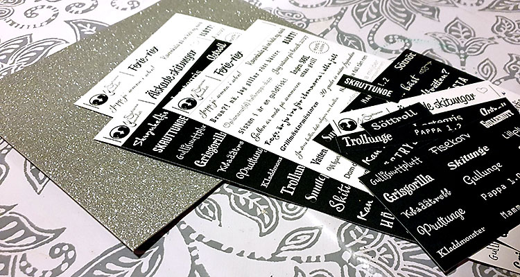 svenska textremsor sommar